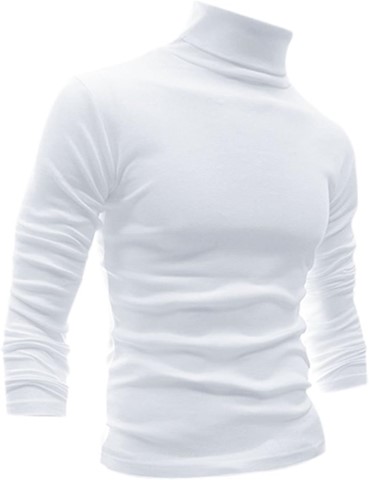 Men's Cotton Turtleneck T-Shirts