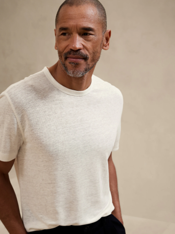 Men's Linen Blend T-Shirts for Comfort and Style