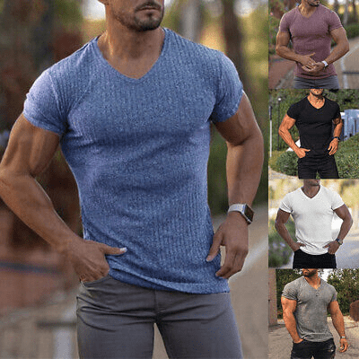 Men's Muscle Fit Short Sleeve T-Shirts for Effortless Style