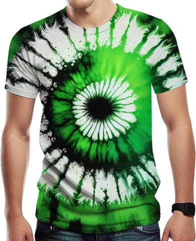 Men's Spiral Tie-Dye T-Shirts