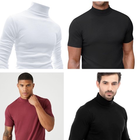 Men's Turtleneck T-Shirts